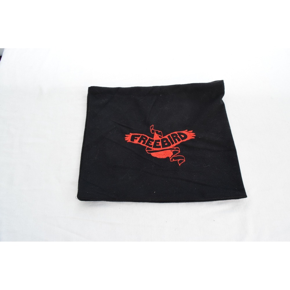 Freebird Dust Bag 10 X 12 Black Red Embroidered Logo Storage Accessory